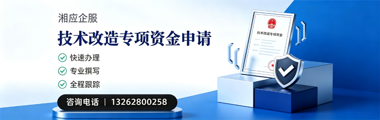 红河技术改造专项资金申报服务