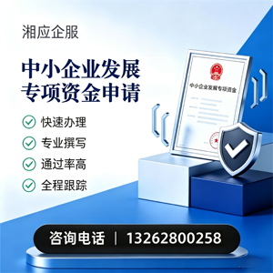 红河中小企业发展专项资金申报服务