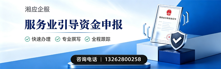 红河服务业引导资金申报服务